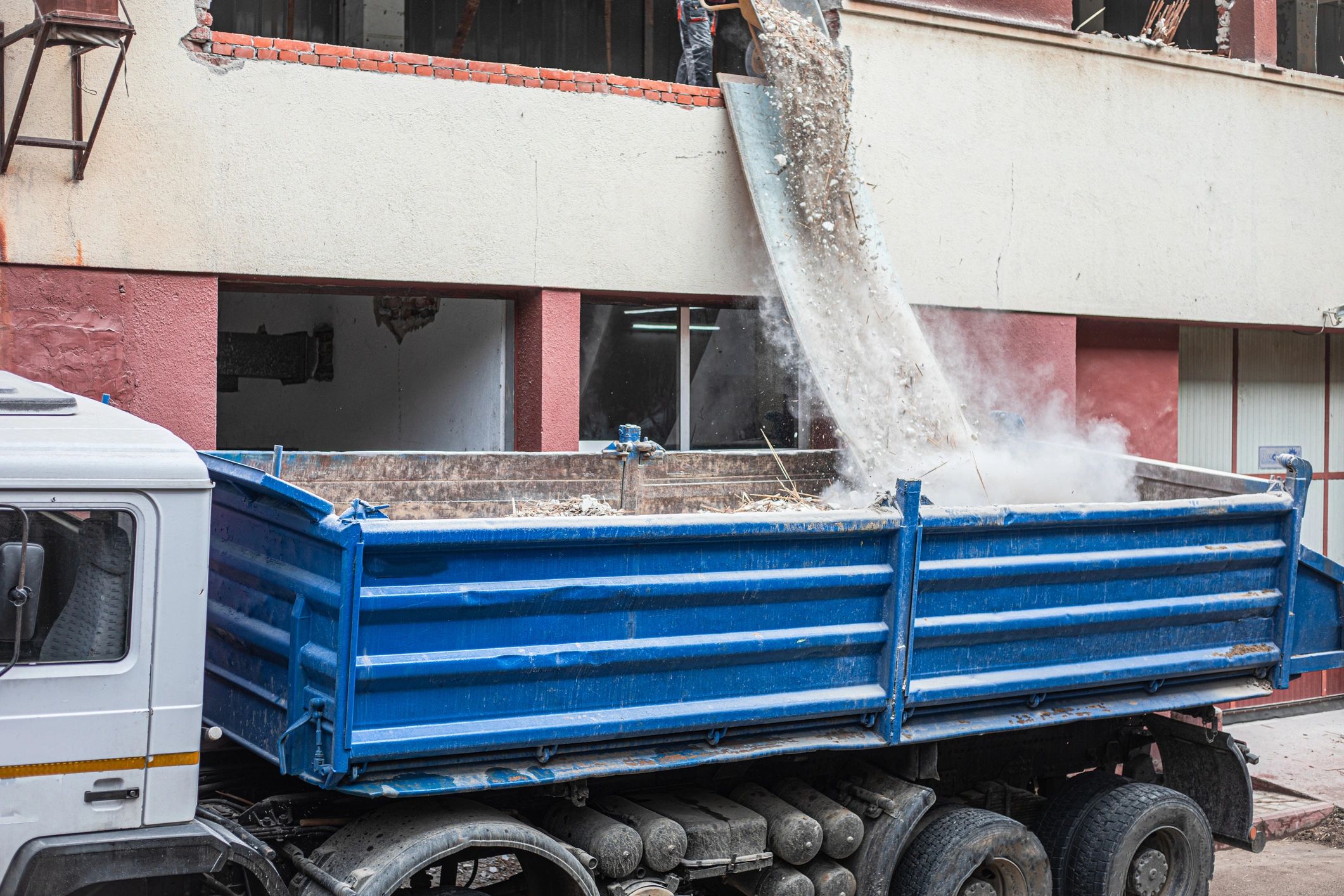 Demolition service construction site