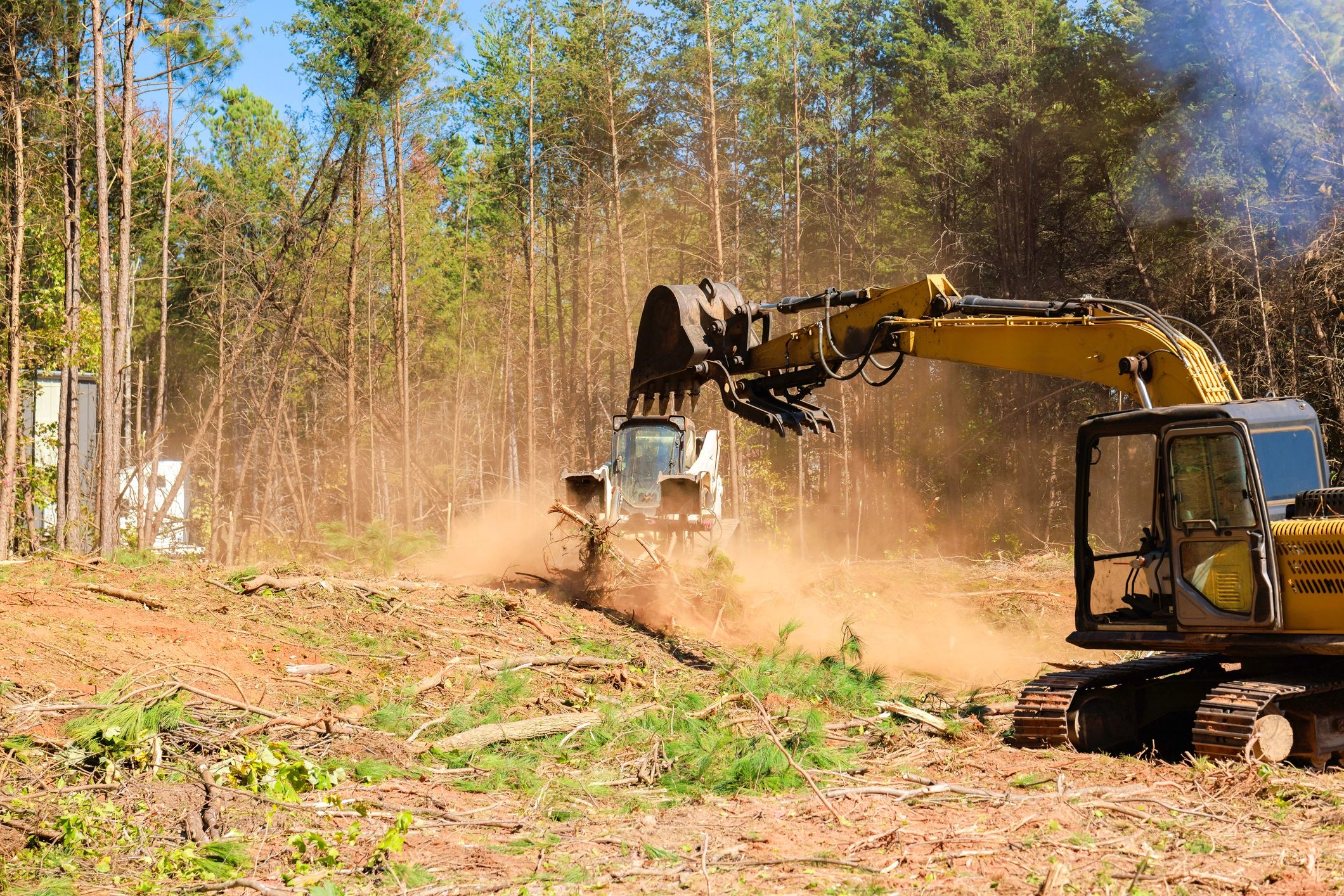 land clearing machinery